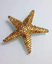 Винтажная брошь от ''De Nicola'' в форме морской звезды