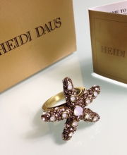 Кольцо от ''Heidi Daus'' с морской звездой, размер 7 USA