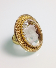 Винтажное кольцо от ''Whiting & Davis'' с инталией (Intaglio)