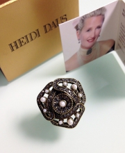 Кольцо от Heidi Daus с искусственным жемчугом, размер 6 USA