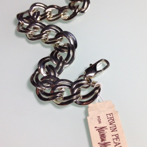 Винтажный браслет от "Erwin Pearl" с двойным панцирным плетением