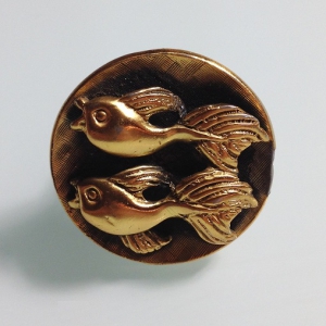Винтажное кольцо Рыбы от "Tortolani" из серии Знаки Зодиака