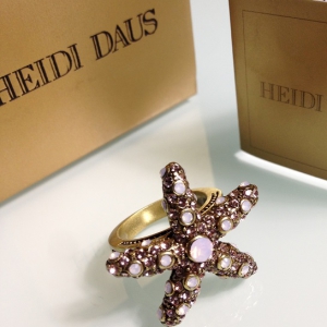 Кольцо от "Heidi Daus" с морской звездой, размер 7 USA