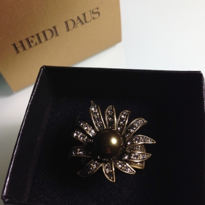 Кольцо от "Heidi Daus" с жемчужиной, размер 7 USA