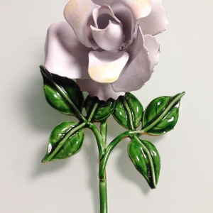 Винтажная брошь "Original by Robert" форме цветка розы