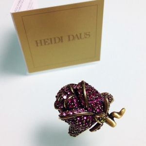 Кольцо от "Heidi Daus" с Розой, размер 6 USA