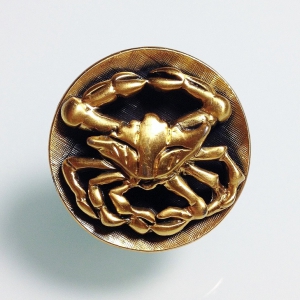 Винтажное кольцо Рак от Tortolani из серии Знаки Зодиака