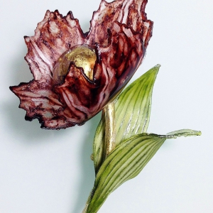Брошь от "Cilea Paris" в форме тюльпана