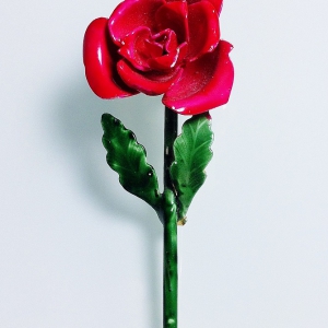Винтажная брошь цветок "Original by Robert" форме цветка розы