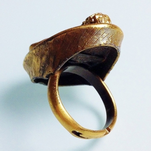 Винтажное кольцо Водолей от Tortolani из серии Знаки Зодиака