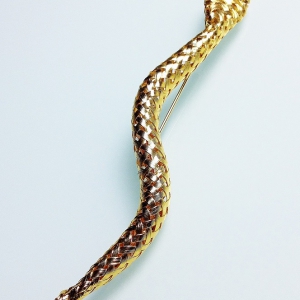 Винтажная брошь в виде змеи с кристаллами Swarovski