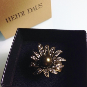 Кольцо от Heidi Daus с жемчужиной, размер 6 USA