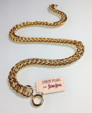 Винтажная цепочка от "Erwin Pearl" с панцирным плетением