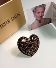 Кольцо от ''Heidi Daus'' с Сердцем, размер 5 USA