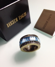 Кольцо от ''Heidi Daus'' голубого цвета, размер 7 USA