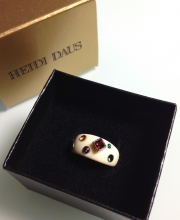 Кольцо от ''Heidi Daus'' цвета слоновой кости, размер 6 USA