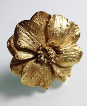 Винтажная брошь от "Erwin Pearl" в форме цветка