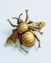 Винтажная брошь от Joseff of Hollywood в форме пчелки
