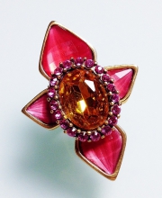 Кольцо от Oscar de la Renta в форме цветка