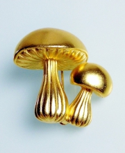 Винтажная брошь от Carolee в форме грибов